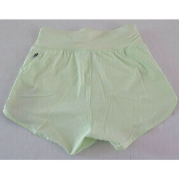 Nike CZ9580 303 Women's Sz XS Lime Ice Eclipse High Waist Running Shorts - Picture 4 of 7
